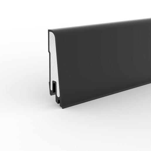 Döllken USL60 Clip 2643 buche ged. 2,5mt Universal-Sockelleiste